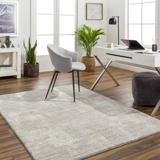 Surya Alder ALD-2309 Charcoal Cream 23" x 45" Rug