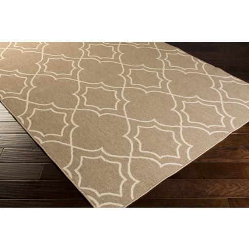 Surya Alfresco ALF-9587 Light Beige Light Brown 7'3" Square Rug