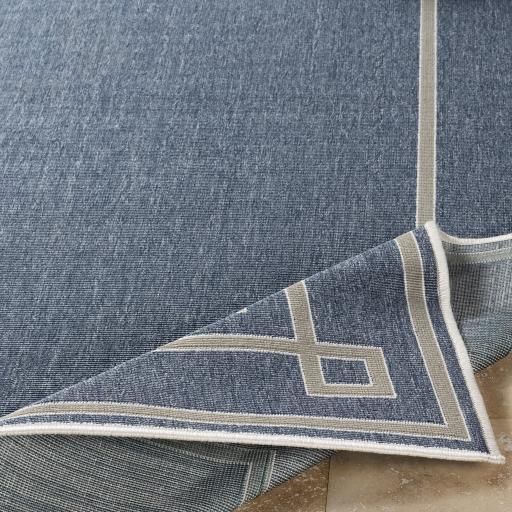 Surya Alfresco ALF-9654 Dark Blue Taupe 2'5" x 11'10" Rug