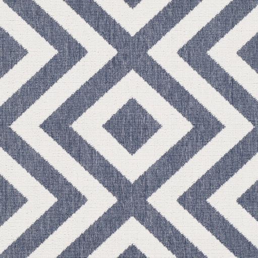 Surya Alfresco ALF-9657 Navy White 7'3" Square Rug