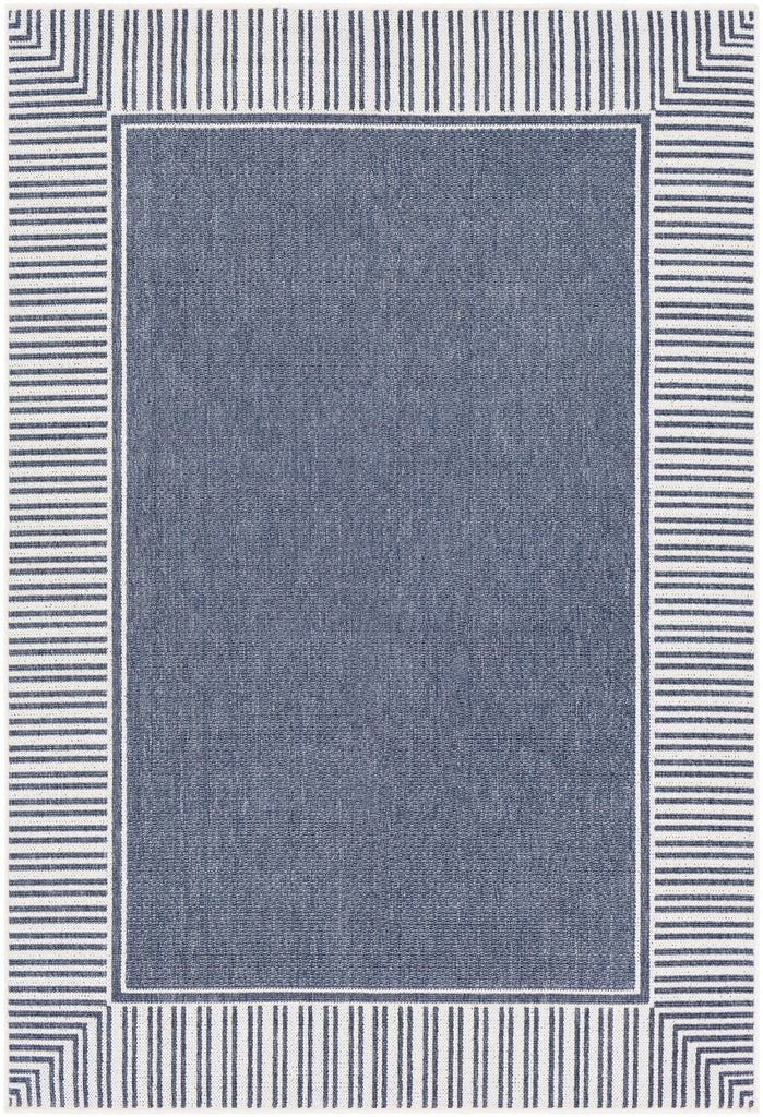 Surya Alfresco ALF-9682 Navy White 8'10" Square Rug