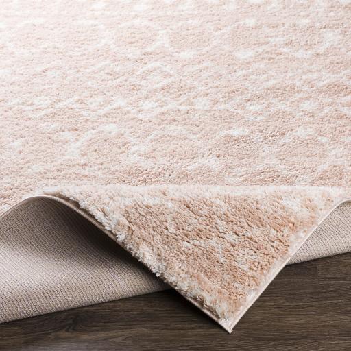 Surya Aliyah Shag ALH-2300 Blush Cream 2' x 2'11" Rug