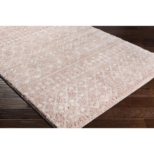 Surya Aliyah Shag ALH-2300 Blush Cream 2' x 2'11" Rug