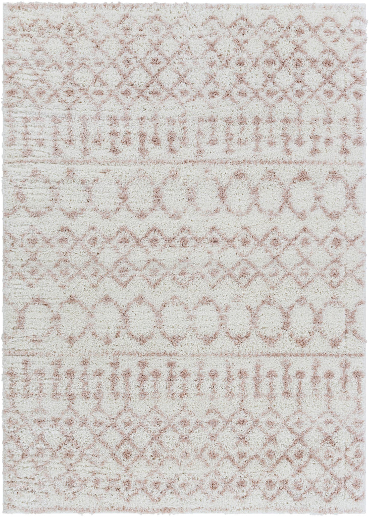 Surya Aliyah Shag ALH-2301 Blush Cream 2' x 2'11" Rug