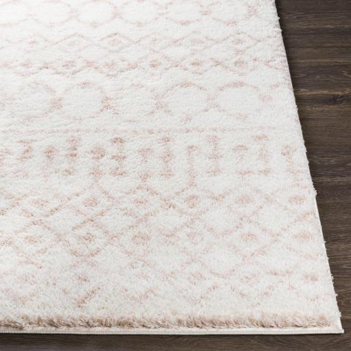 Surya Aliyah Shag ALH-2301 Blush Cream 2' x 2'11" Rug