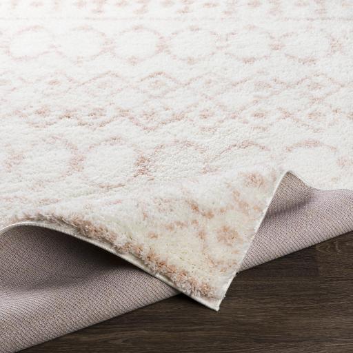 Surya Aliyah Shag ALH-2301 Blush Cream 2' x 2'11" Rug