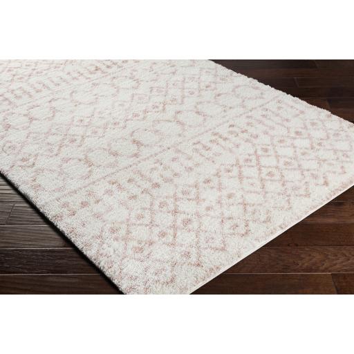 Surya Aliyah Shag ALH-2301 Blush Cream 2' x 2'11" Rug