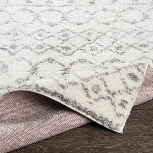 Surya Aliyah Shag ALH-2302 Cream Gray 2' x 2'11" Rug