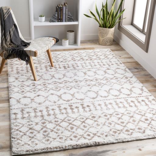 Surya Aliyah Shag ALH-2303 Cream Tan 2' x 2'11" Rug