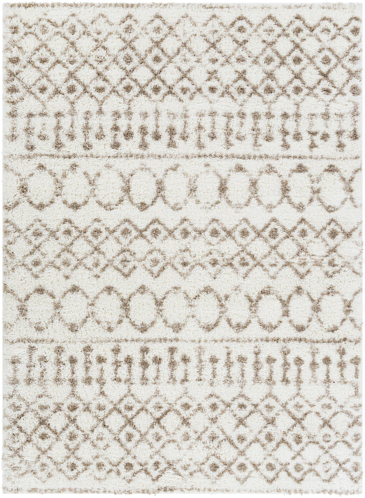 Surya Aliyah Shag ALH-2303 Cream Tan 5'3" x 7'3" Rug