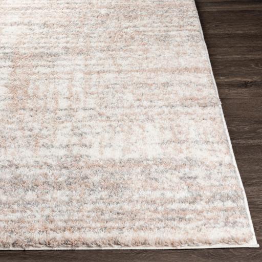 Surya Aliyah Shag ALH-2305 Cream Dusty Pink 2' x 2'11" Rug