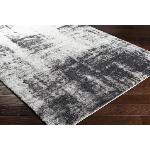 Surya Aliyah Shag ALH-2306 Charcoal Cream 2' x 2'11" Rug