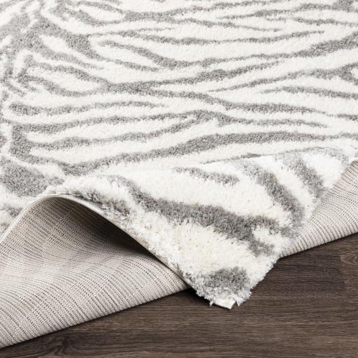 Surya Aliyah Shag ALH-2308 Cream Gray 2' x 2'11" Rug