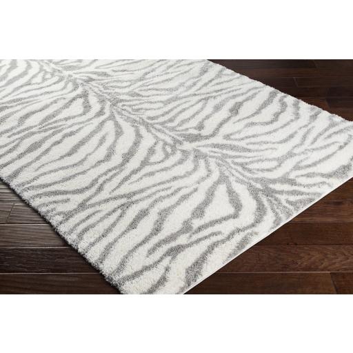 Surya Aliyah Shag ALH-2308 Cream Gray 2' x 2'11" Rug