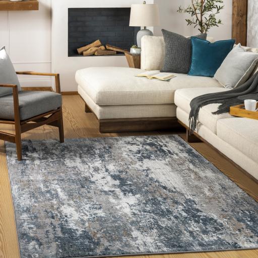 Surya Allegro ALG-2306 Ivory Light Gray 6'7" x 9' Rug