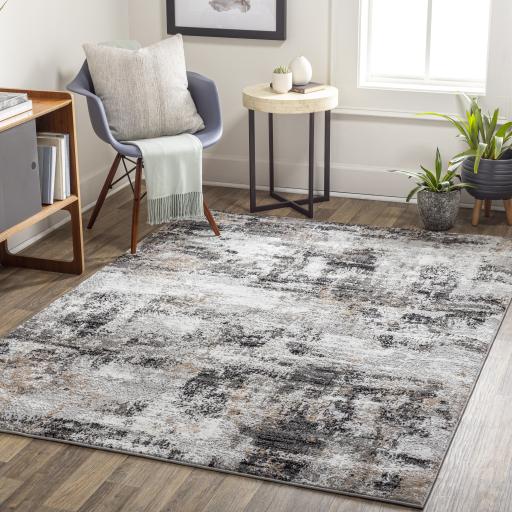 Surya Allegro ALG-2308 Black Charcoal 5'3" x 7' Rug