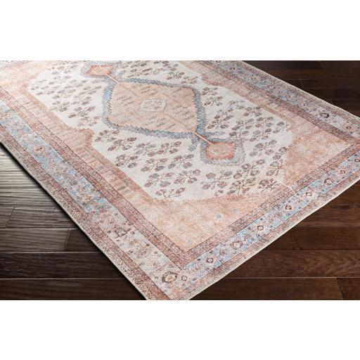 Surya Amelie AML-2326 Aqua Black 2' x 2'11" Rug