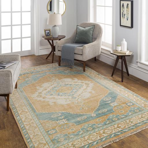 Surya Anadolu AAU-2308 Blue Camel 10' x 14' Rug