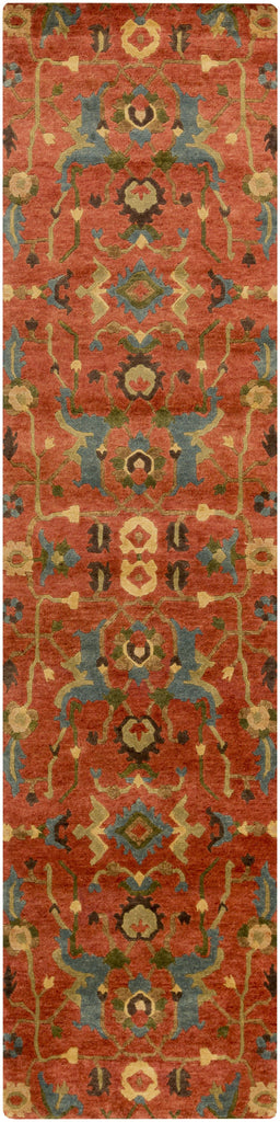 Surya Anastacia ANA-8411 Brick Red Coral 2' x 3' Rug