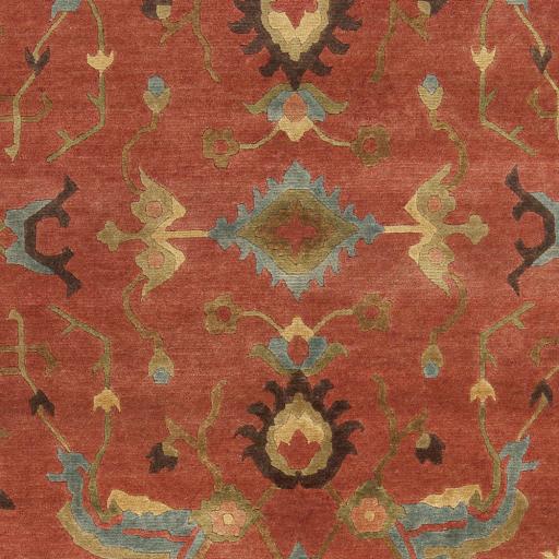 Surya Anastacia ANA-8411 Brick Red Coral 2' x 3' Rug