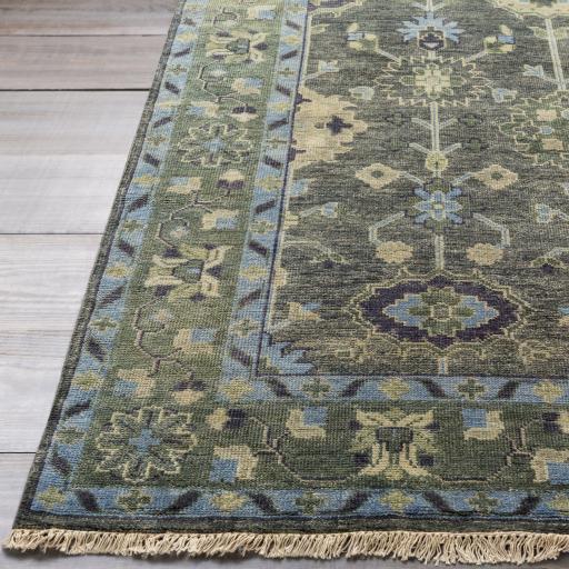 Surya Antique ATQ-1008 Charcoal Dark Green 12' x 15' Rug