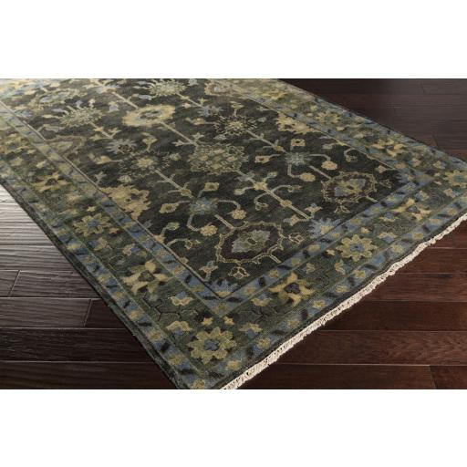 Surya Antique ATQ-1008 Charcoal Dark Green 12' x 15' Rug