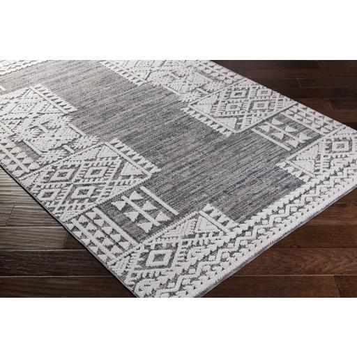 Surya Ariana RIA-2306 Black Gray 2' x 3' Rug