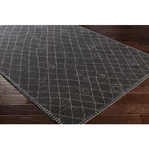 Surya Arlequin ARQ-2301 Black Ivory 2' x 3' Rug