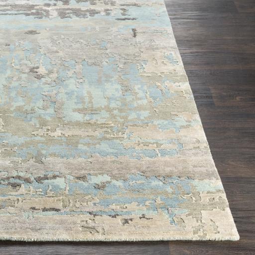 Surya Arte RTE-2301 Charcoal Dark Blue 2'6" x 10' Rug