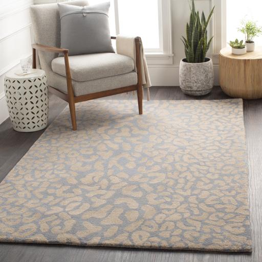 Surya Athena ATH-5001 Slate Taupe 6' Square Rug