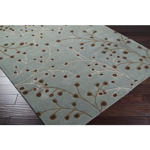 Surya Athena ATH-5058 Dark Brown Sage 2' x 3' Rug