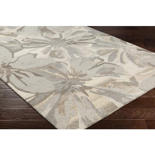 Surya Athena ATH-5150 Black Brown 4' Square Rug