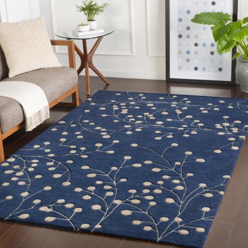 Surya Athena ATH-5156 Ink Blue Sage 2' x 3' Rug