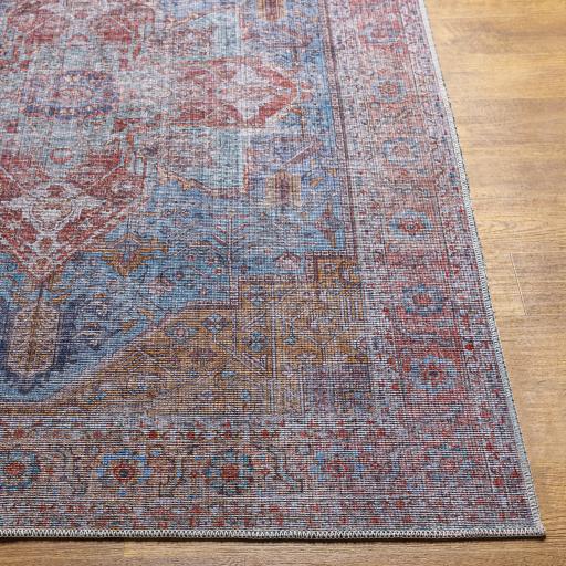 Surya Atlanta ANL-2303 Aqua Brick Red 2'7" x 10' Rug