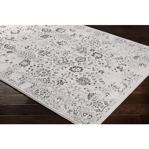 Surya Bahar BHR-2317 Charcoal Light Beige 2' x 2'11" Rug