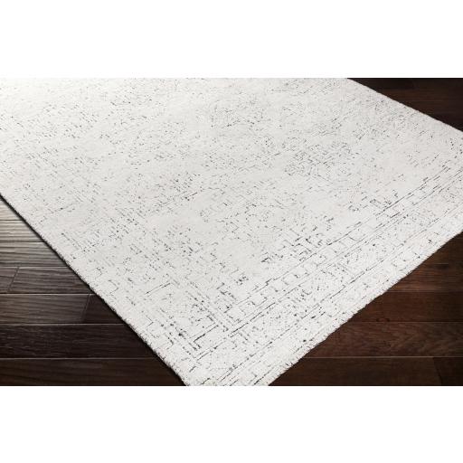 Surya Bella LLB-2302 Black White 4' x 6' Rug