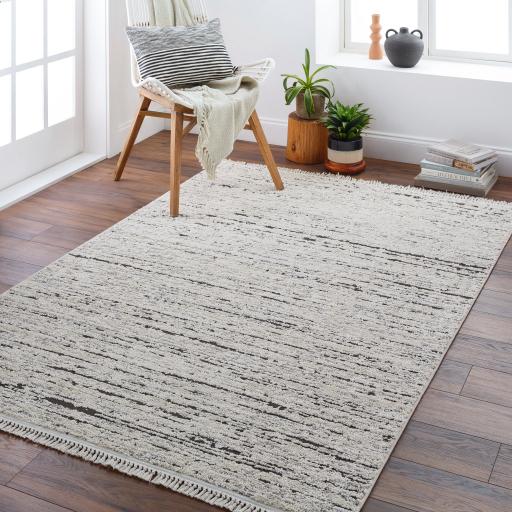 Surya Berlin BLR-2301 Dark Brown Ivory 2'7" x 7'3" Rug