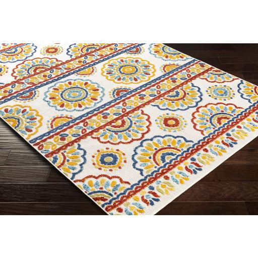 Surya Big Sur BSR-2307 Aqua Blue 5'3" x 7'3" Rug