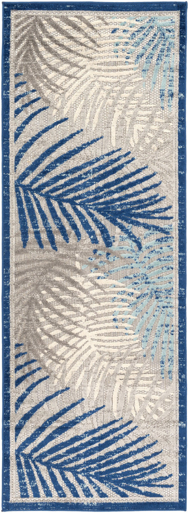 Surya Big Sur BSR-2312 Aqua Blue 2' x 2'11" Rug