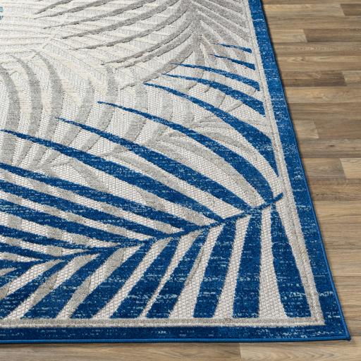 Surya Big Sur BSR-2312 Aqua Blue 2' x 2'11" Rug