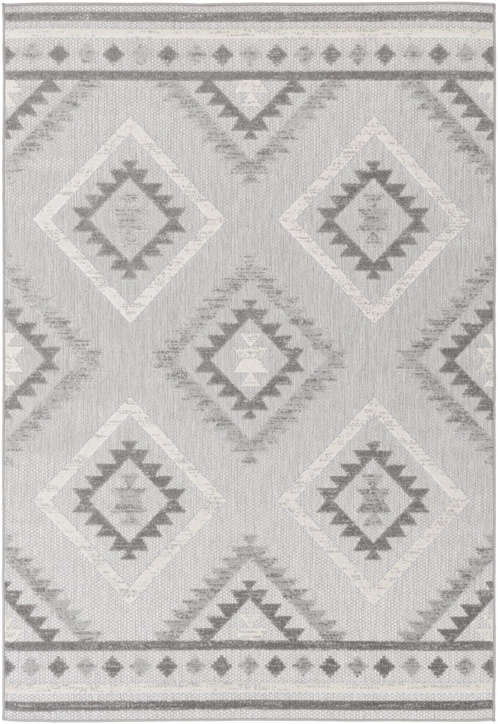 Surya Big Sur BSR-2313 Charcoal Cream 2' x 2'11" Rug