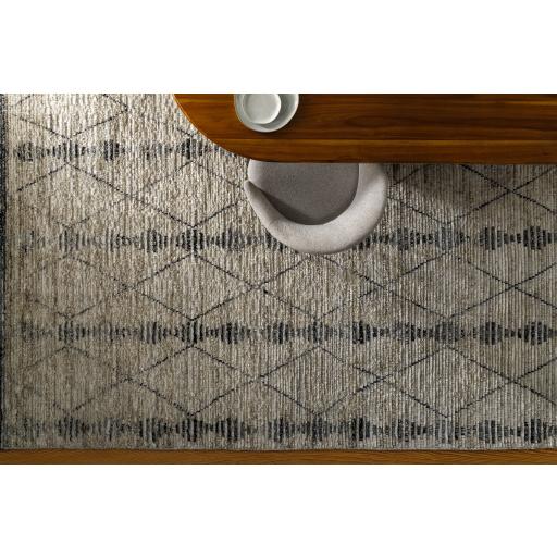 Surya Birch BHC-2302 Black Charcoal 2' x 3' Rug