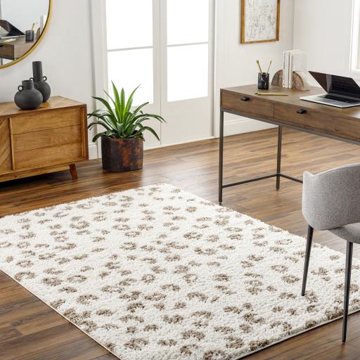 Surya Birmingham BMM-2309 Ivory Tan 5'3" x 7' Rug