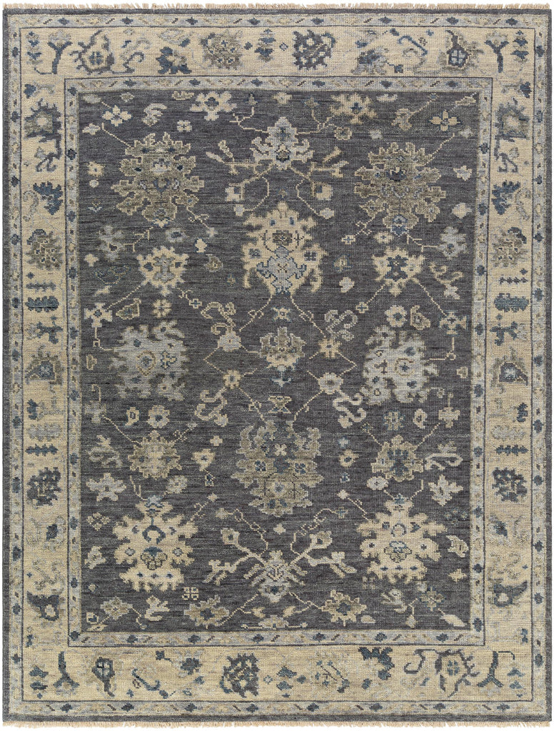 Surya Biscayne BSY-2307 Black Charcoal 10' x 14' Rug