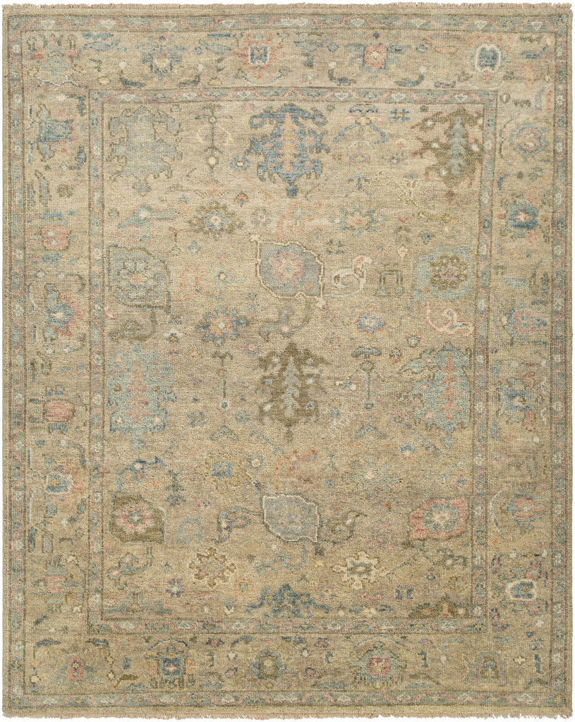 Surya Biscayne BSY-2319 Blue Dusty Pink 2' x 3' Rug