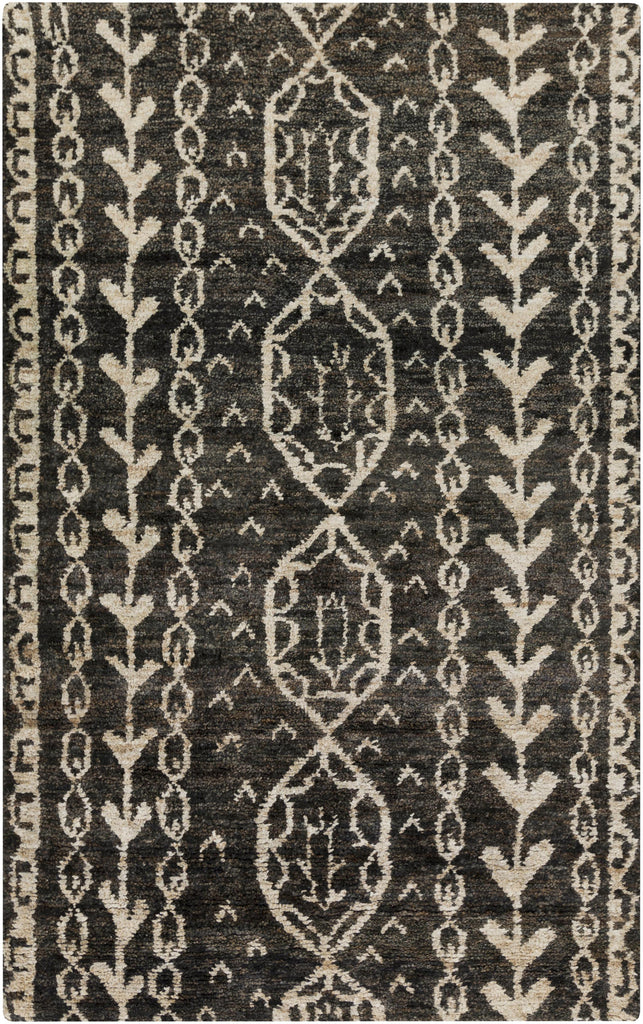 Surya Bjorn BJR-1000 Beige Black 2'6" x 8' Rug