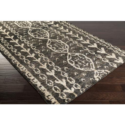 Surya Bjorn BJR-1000 Beige Black 2'6" x 8' Rug