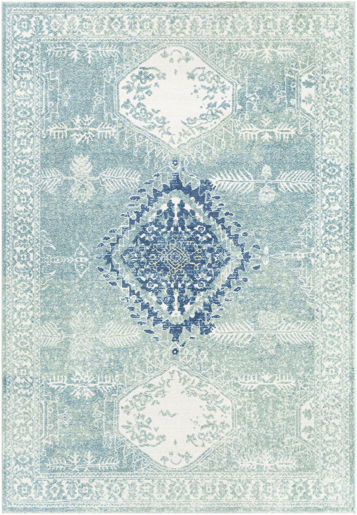 Surya Bodrum BDM-2336 Light Beige Medium Green 5'3" x 7'3" Rug