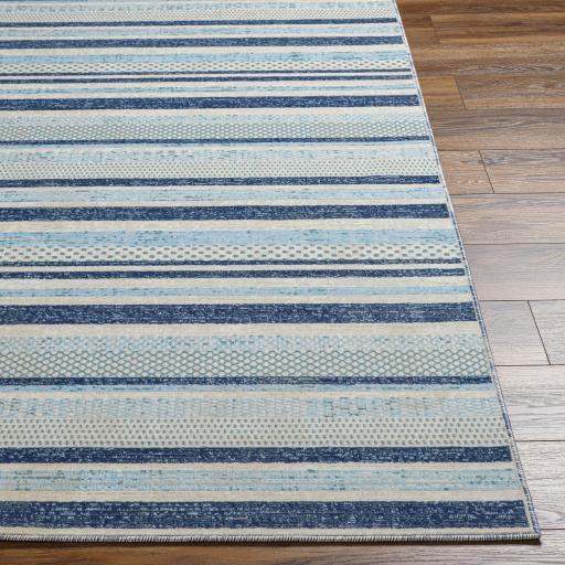 Surya Bodrum BDM-2341 Aqua Blue 5'3" x 7'3" Rug