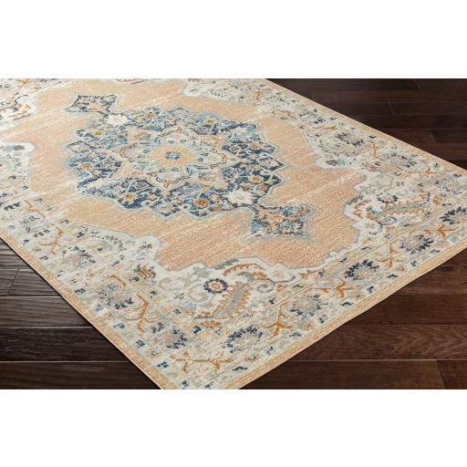 Surya Bodrum BDM-2344 Aqua Cream 5'3" x 7'3" Rug